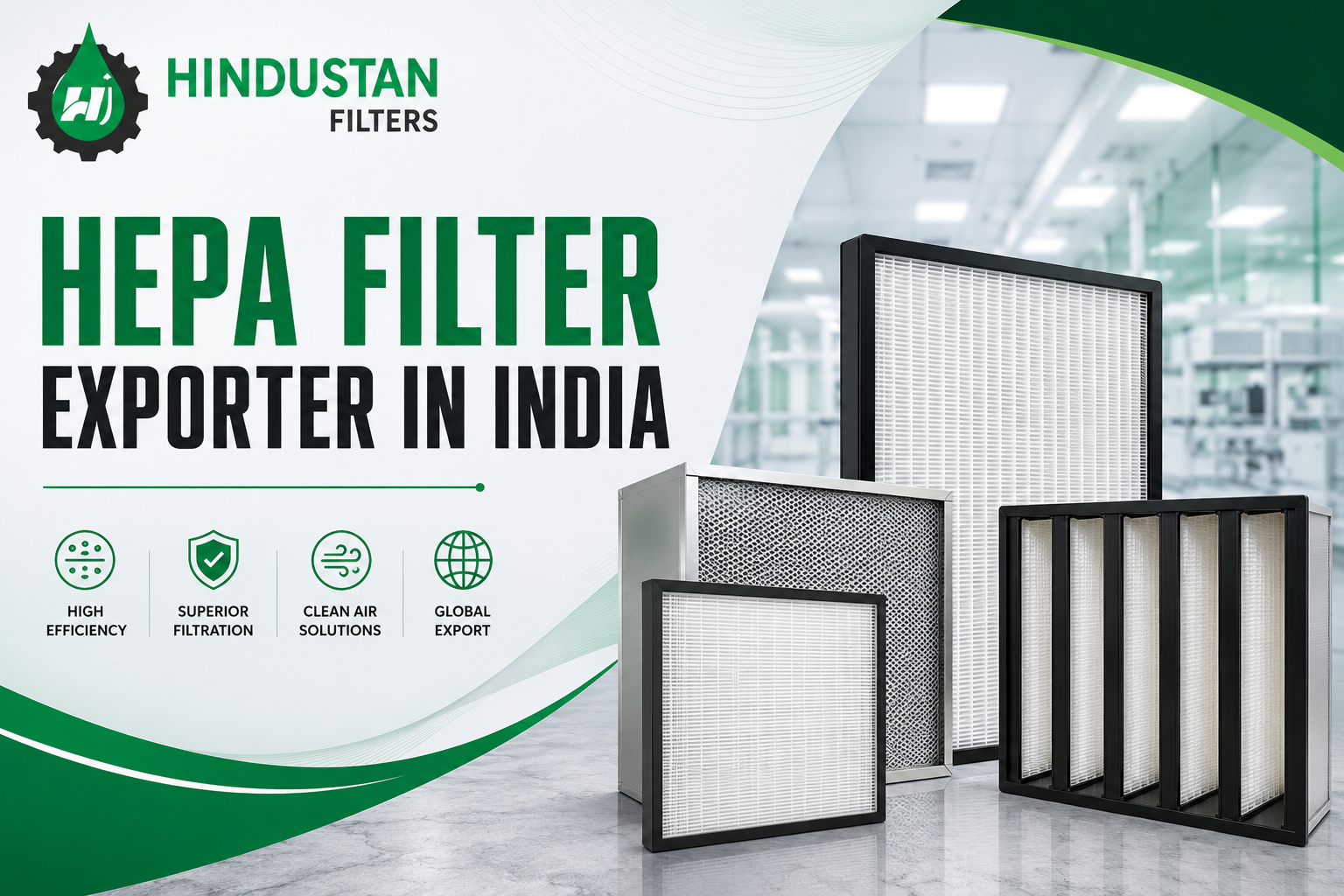 HEPA Filter Exporter in India
