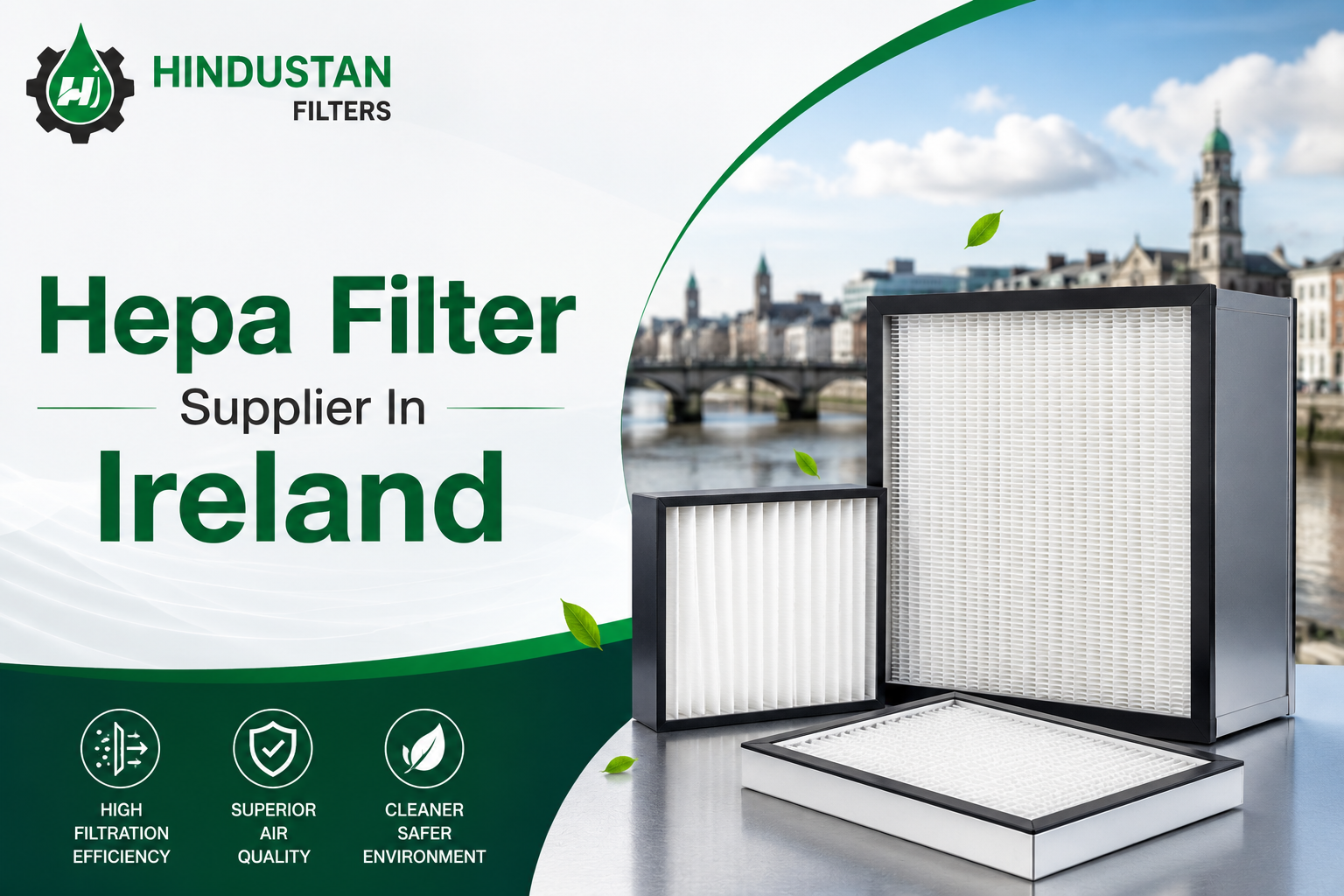 HEPA Filter Supplier In Ireland – Hindustan Filters Premium Air Filtration Solutions