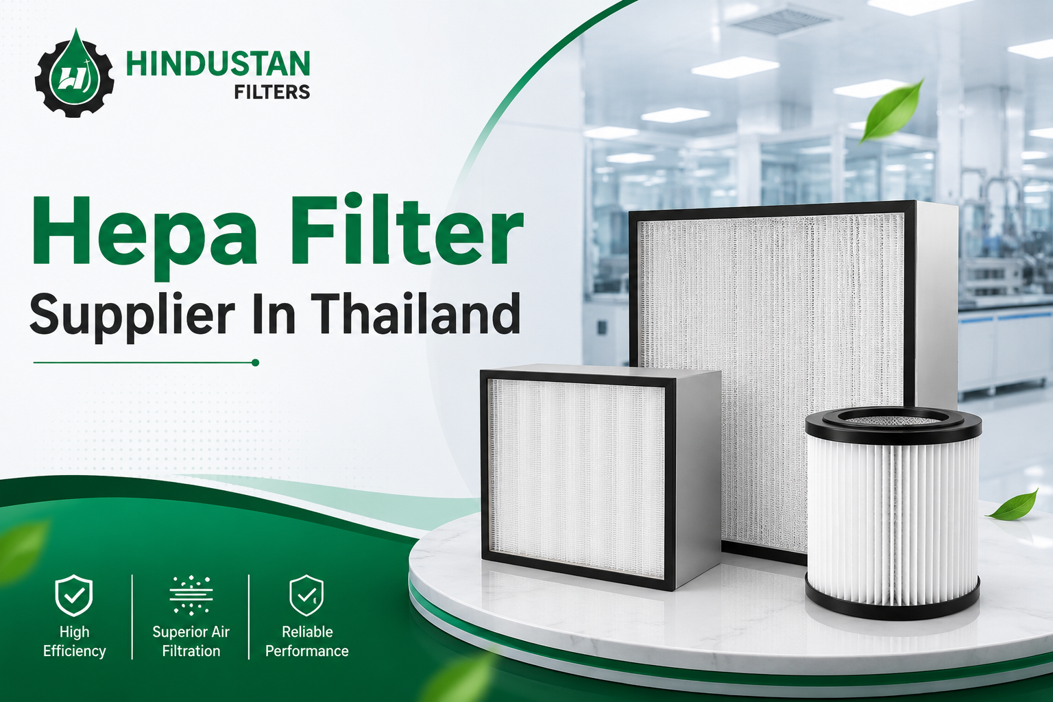 HEPA Filter Supplier In Thailand – Hindustan Filters Premium Air Filtration Solutions
