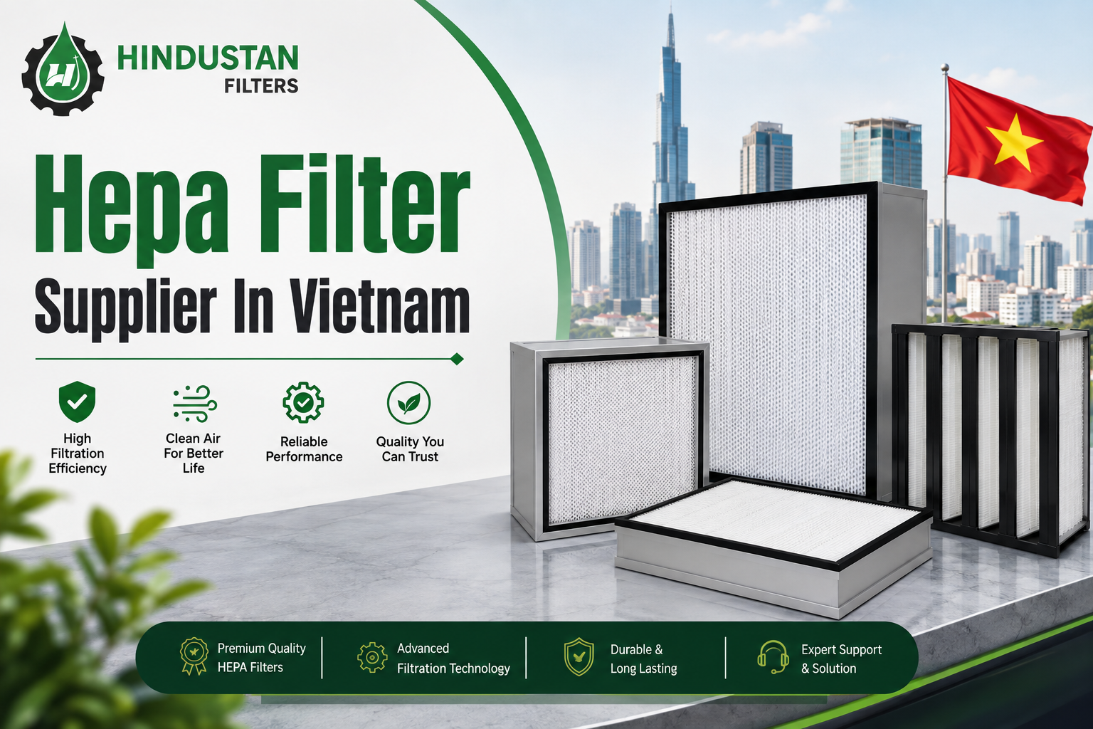HEPA Filter Supplier In Vietnam – Hindustan Filters Premium Air Filtration Solutions