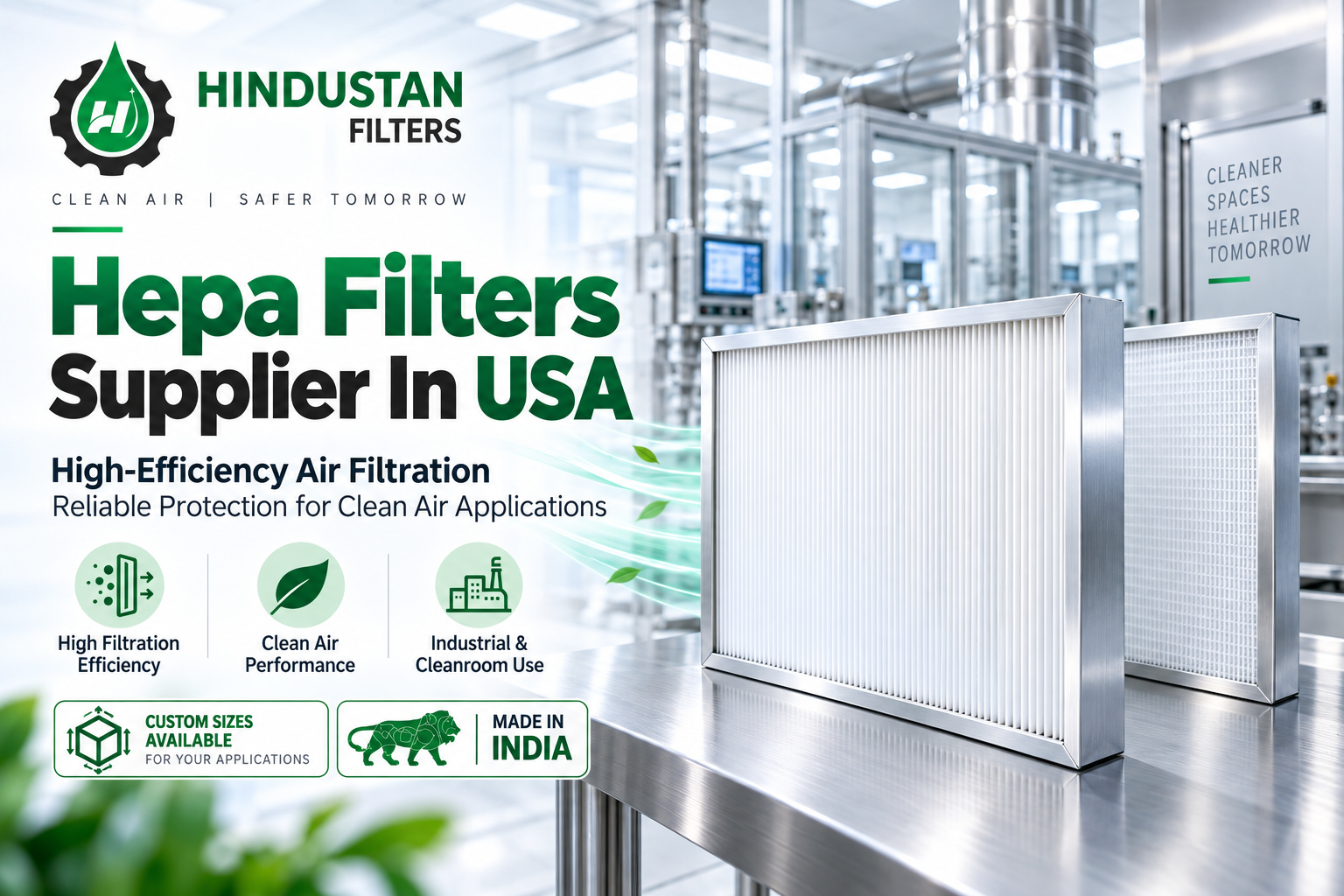 HEPA Filters Supplier In USA