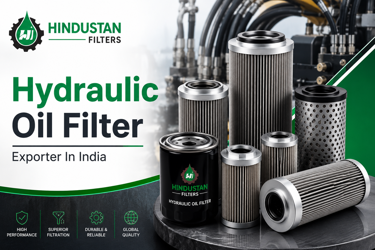 Hydraulic Oil Filter Exporter In India – Hindustan Filters Global Export Supply